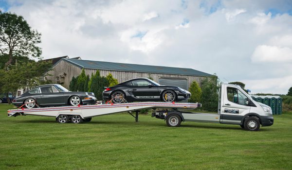 Mini Artic: Double Car Trailer: Two Car Trailer: BE-Trans: FITZEL: FIT-ZEL: Algema: Wabtec Developments: Car Transporter: Porsche: Ford: Transit