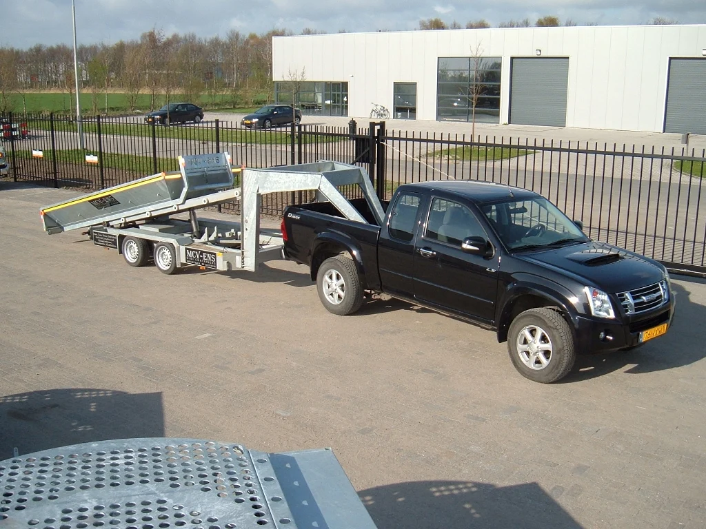 Fifthwheel skip trailer