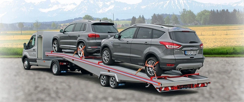 FIT-ZEL BE Trans Duo fifthwheel car transporter trailer