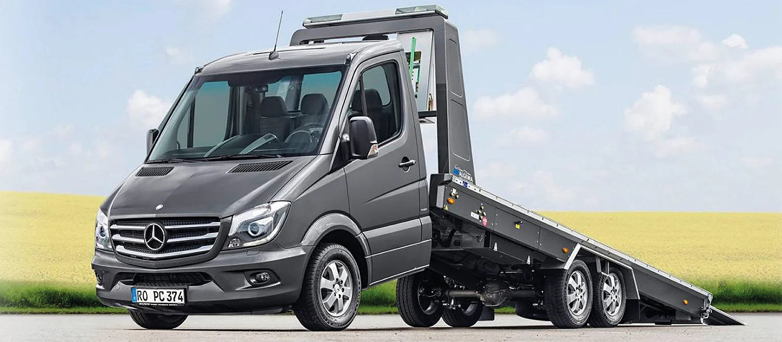 Mercedes-Benz Algema Blitzlader car transporter