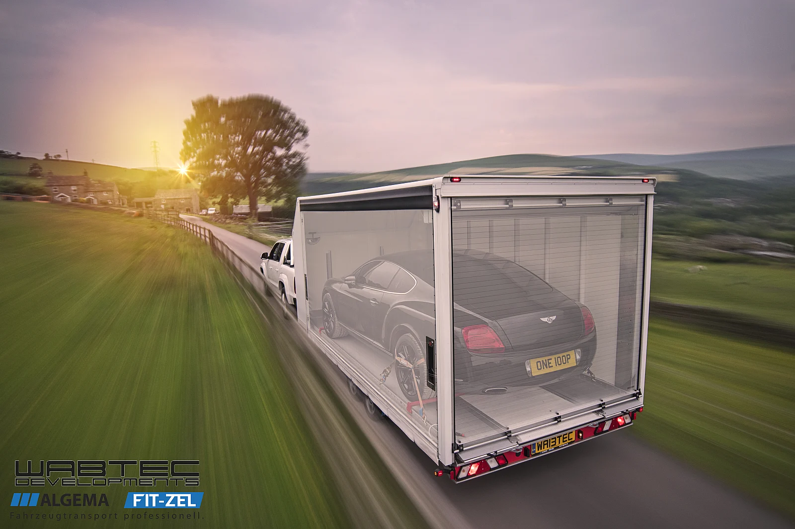 FIT-ZEL Euro City curtain side covered transporter trailer