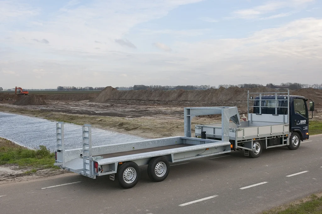 Fifthwheel plant trailer
